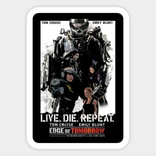 Edge of Tomorrow Poster Sticker